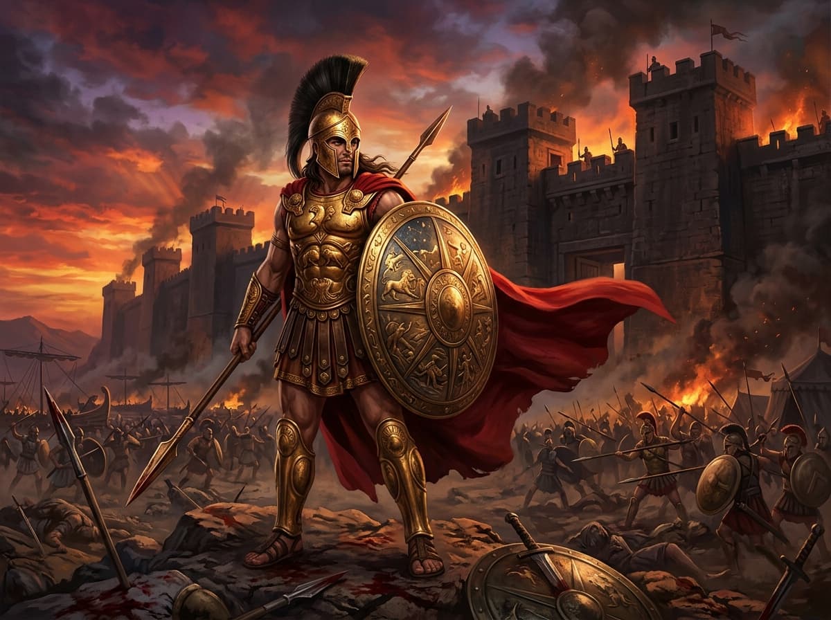 Achilles and the Armor of Destiny