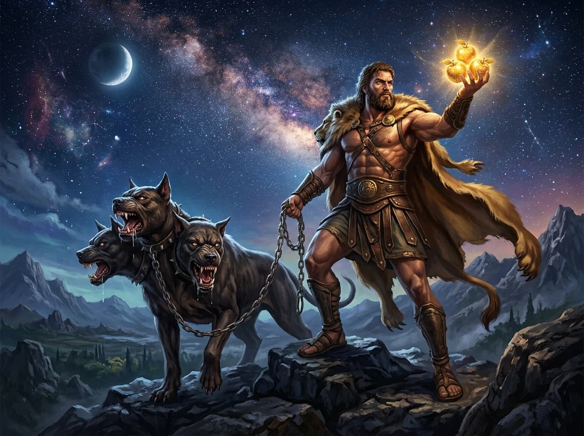 海克力士:世界尽头的金苹果与地狱犬
