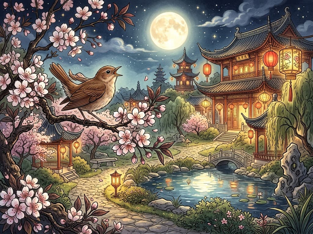 夜莺:皇帝的御花园与生命之歌