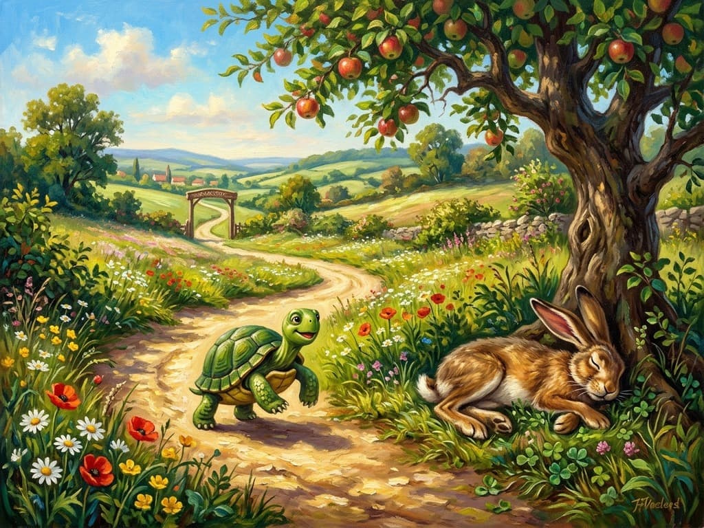 The Tortoise and the Hare: Slow and Steady Wins the Race